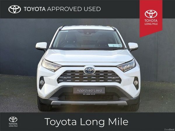 Toyota RAV4 SUV, Petrol Hybrid, 2023, White