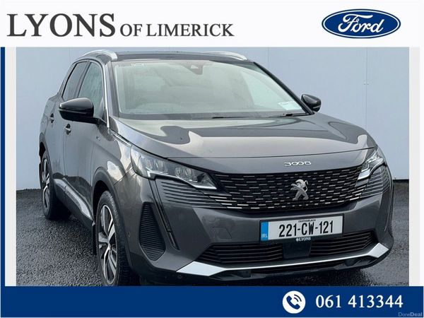 Peugeot 3008 MPV, Petrol Plug-in Hybrid, 2022, Grey