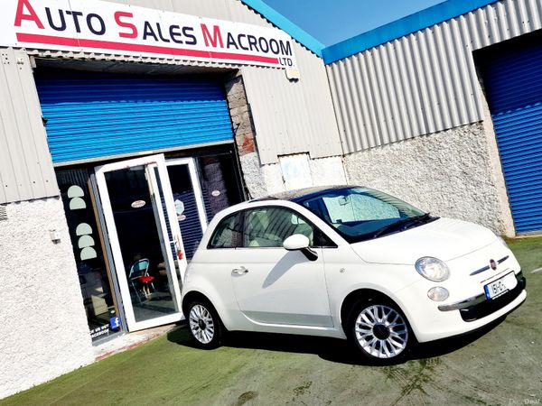 Fiat 500 Hatchback, Petrol, 2015, White