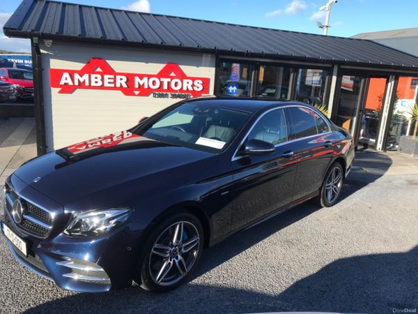 Mercedes-Benz E-Class Saloon, Petrol Hybrid, 2017, Blue