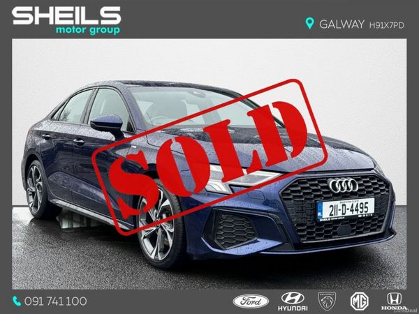Audi A3 Saloon, Petrol, 2021, Blue