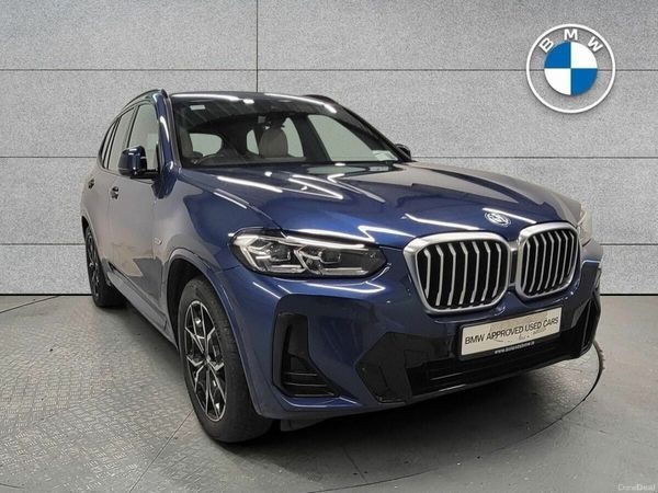 BMW X3 SUV, Petrol Plug-in Hybrid, 2022, Blue