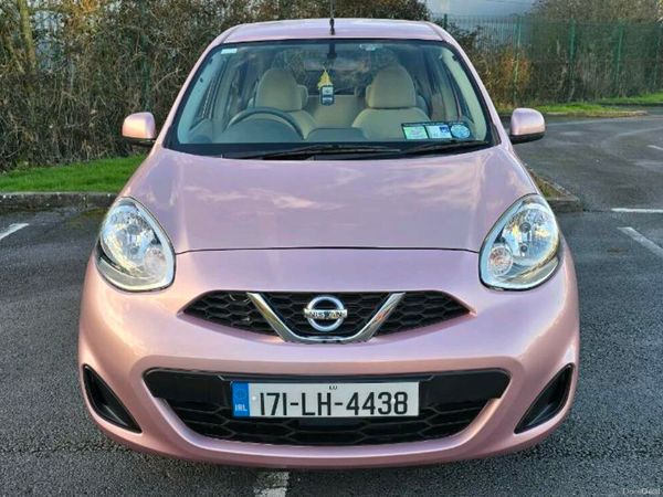 Nissan March Hatchback, Petrol, 2017, Pink