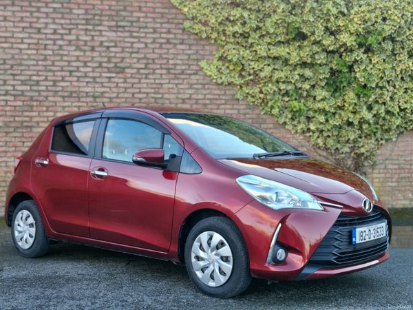 Toyota Vitz Hatchback, Petrol, 2018, Red