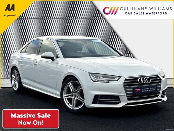 Audi A4 Saloon, Diesel, 2017, White