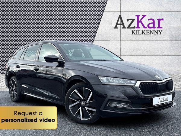 Skoda Octavia Estate, Petrol Plug-in Hybrid, 2021, Black