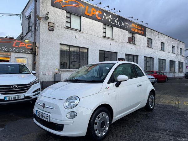 Fiat 500 Hatchback, Petrol, 2013, White