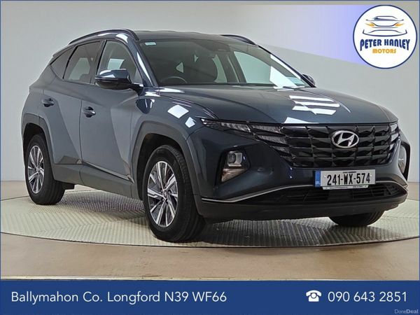 Hyundai Tucson SUV, Petrol Hybrid, 2024, Blue
