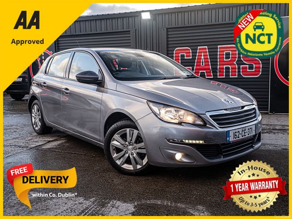Peugeot 308 Hatchback, Petrol, 2016, Grey