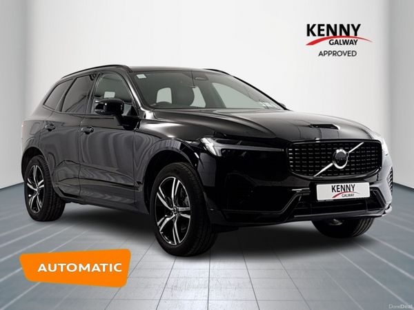 Volvo XC60 Estate, Petrol Plug-in Hybrid, 2022, Black