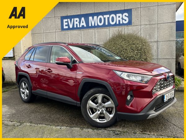 Toyota RAV4 SUV, Petrol Hybrid, 2021, Red