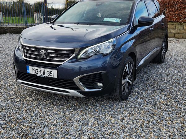 Peugeot 5008 MPV, Diesel, 2018, Blue