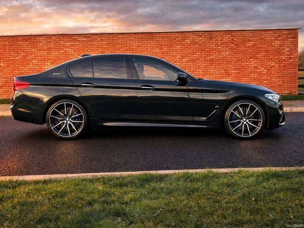 BMW 5-Series Saloon, Petrol Plug-in Hybrid, 2018, Black