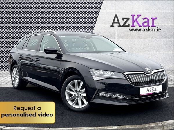Skoda Superb Estate, Petrol Plug-in Hybrid, 2021, Black