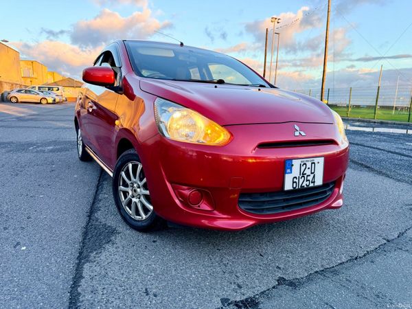 Mitsubishi Mirage Hatchback, Petrol, 2012, Red