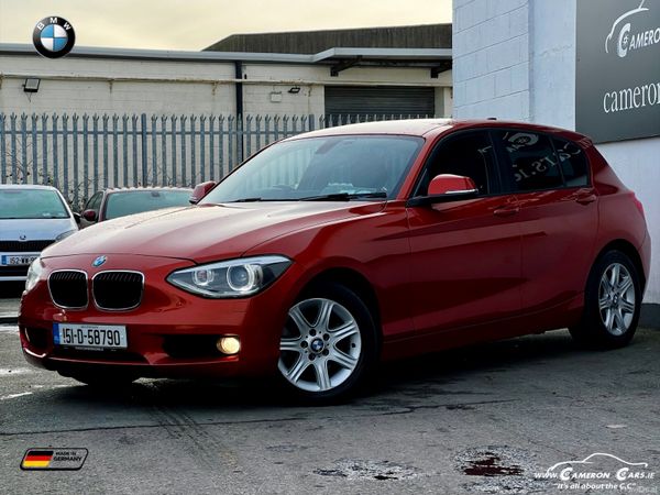 BMW 1-Series Hatchback, Petrol, 2015, Orange
