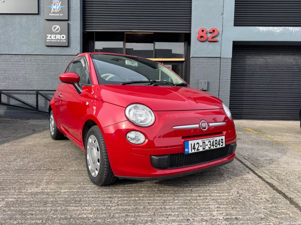 Fiat 500 Hatchback, Petrol, 2014, Red
