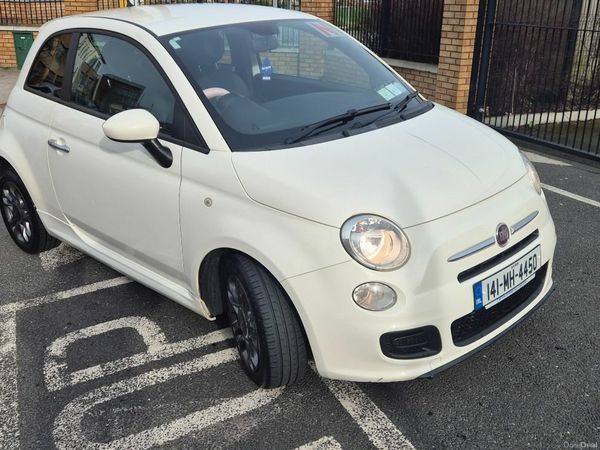 Fiat 500 Hatchback, Petrol, 2014, White