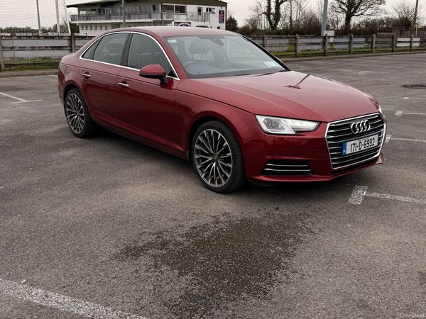 Audi A4 Saloon, Diesel, 2017, Red