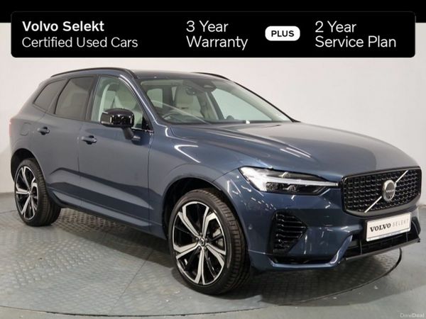 Volvo XC60 SUV, Petrol Plug-in Hybrid, 2024, Blue