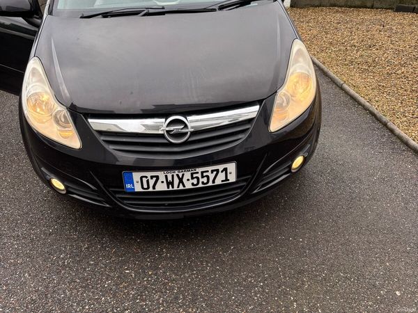 Opel Corsa Hatchback, Petrol, 2007, Black