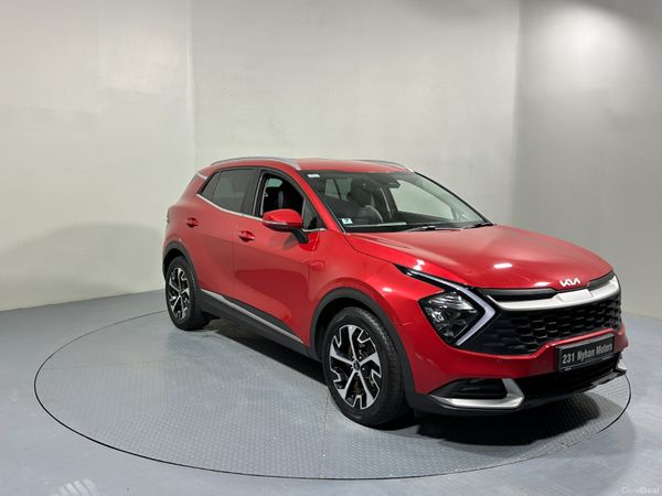 Kia Sportage SUV, Diesel Hybrid, 2023, Red