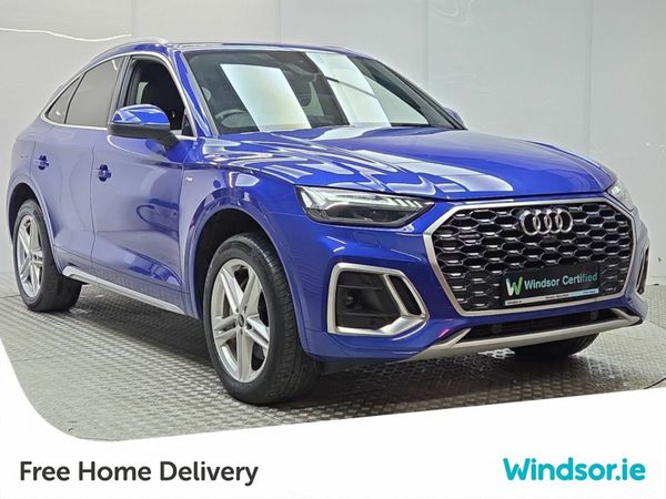 Audi Q5 SUV, Petrol Plug-in Hybrid, 2023, Blue