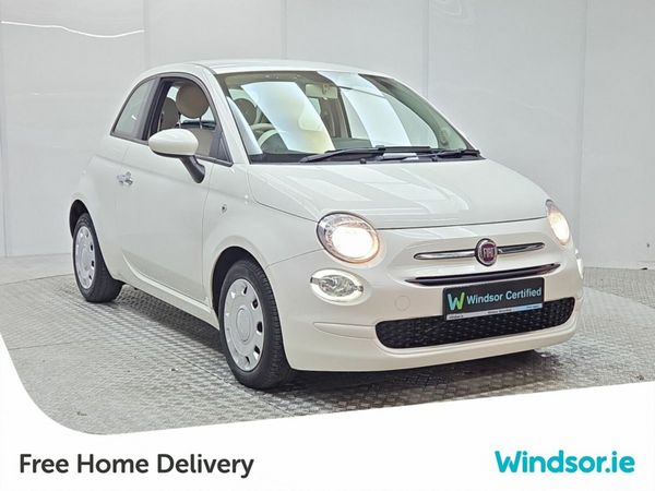 Fiat 500 Hatchback, Petrol, 2018, White