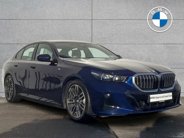 BMW 5-Series Saloon, Petrol Plug-in Hybrid, 2025, Blue