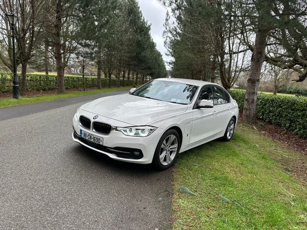 BMW 3-Series Saloon, Petrol Plug-in Hybrid, 2018, White