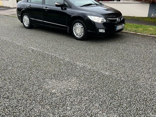 Honda Civic Saloon, Petrol Hybrid, 2007, Black