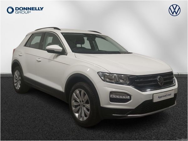 Volkswagen T-Roc Hatchback, Petrol, 2020, White