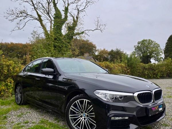 BMW 5-Series Saloon, Petrol Plug-in Hybrid, 2018, Black