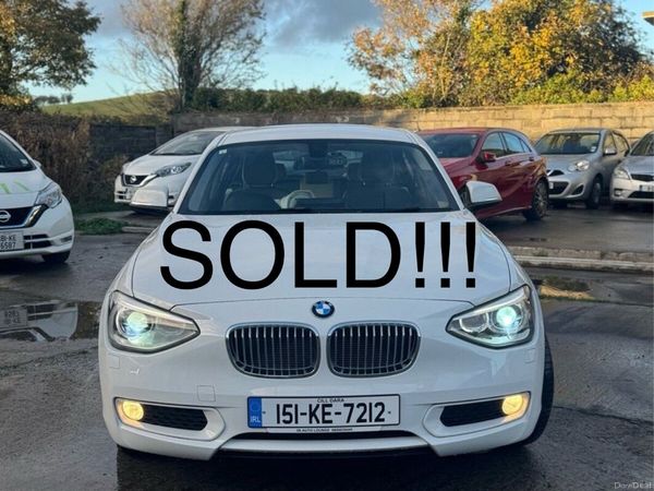 BMW 1-Series Hatchback, Petrol, 2015, White