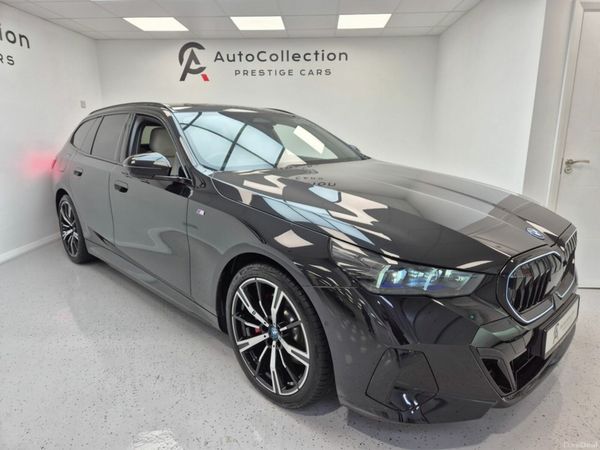 BMW 5-Series Estate, Petrol Plug-in Hybrid, 2025, Black
