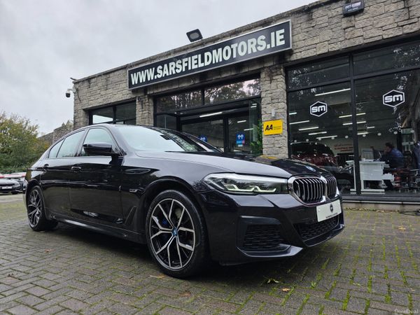 BMW 5-Series Saloon, Petrol Plug-in Hybrid, 2021, Black