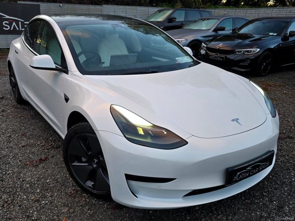 Tesla Model 3 Saloon, Electric, 2022, White