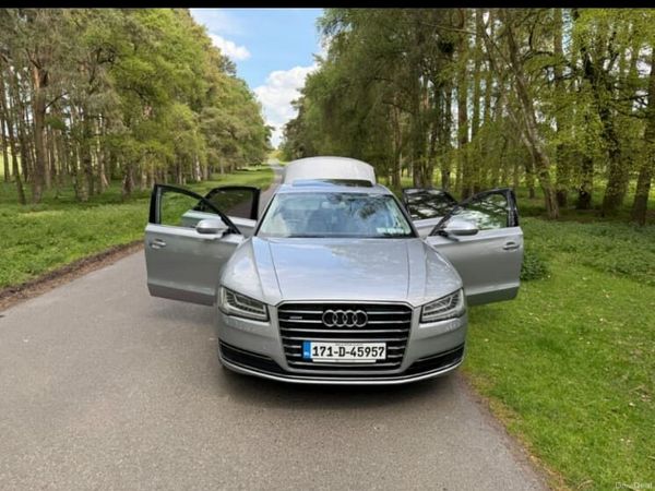 Audi A8 Saloon, Diesel, 2017, Silver