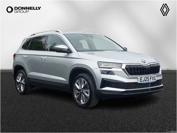 Skoda Karoq Estate, Petrol, 2025, Silver