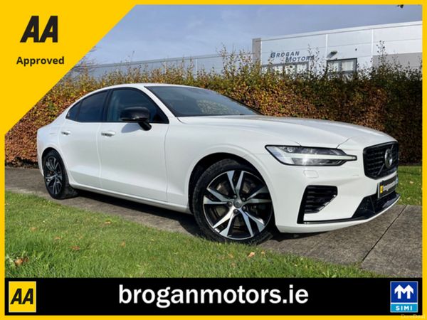 Volvo S60 Saloon, Petrol Plug-in Hybrid, 2021, White