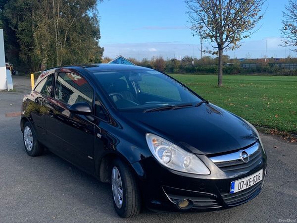 Opel Corsa Hatchback, Petrol, 2007, Black
