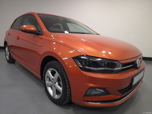 Volkswagen Polo Hatchback, Petrol, 2018, Orange