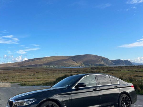 BMW 5-Series Saloon, Petrol Plug-in Hybrid, 2018, Black