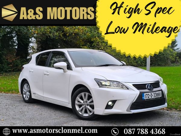 Lexus CT Hatchback, Petrol Hybrid, 2017, White