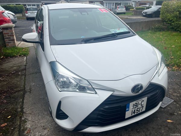 Toyota Vitz Hatchback, Petrol, 2019, White