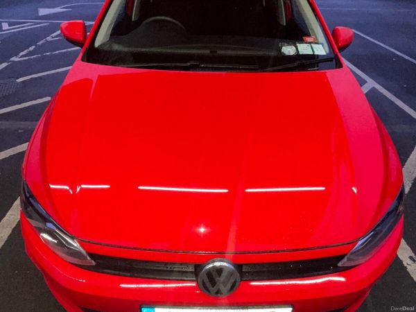 Volkswagen Polo Hatchback, Petrol, 2019, Red