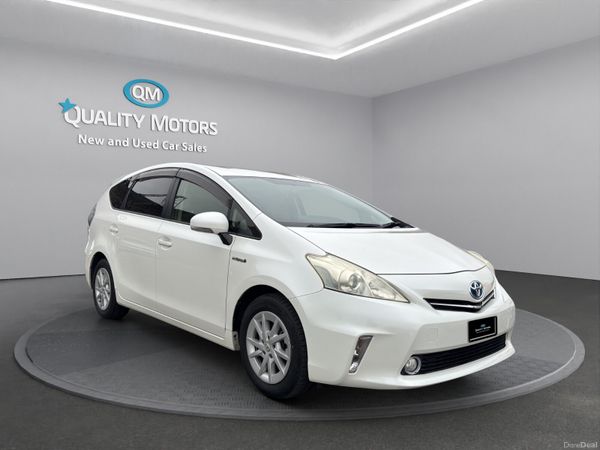 Toyota Prius MPV, Petrol Hybrid, 2013, White