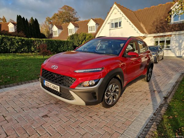 Hyundai KONA Saloon, Petrol Hybrid, 2022, Red