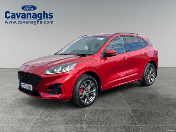 Ford Kuga SUV, Petrol Hybrid, 2022, Red