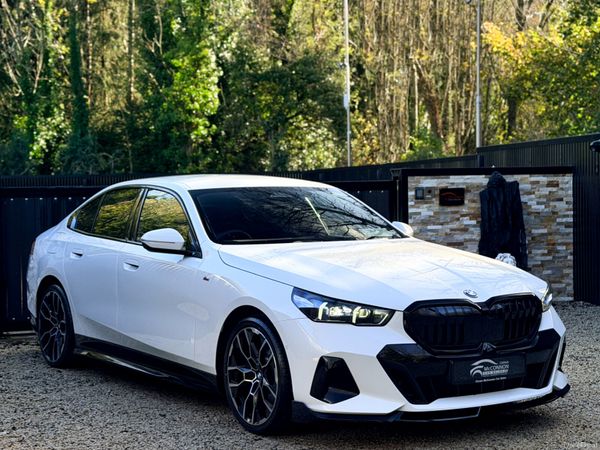 BMW 5-Series Saloon, Petrol Plug-in Hybrid, 2024, White